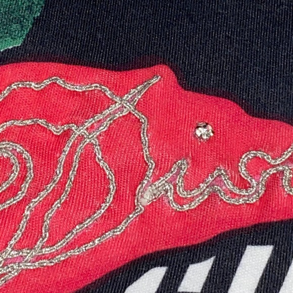 VTG Christian Dior John Galliano 2005 Y2K Dolls Graphic Embellished Tee Shirt - Picture 13 of 14